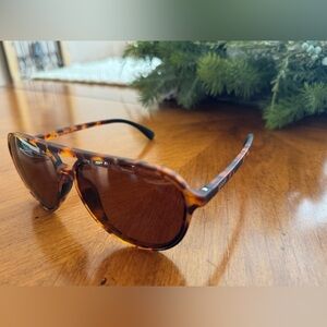 Goodr “Amelia Earhart Ghosted Me” Sunglasses | Tortoise Aviator |